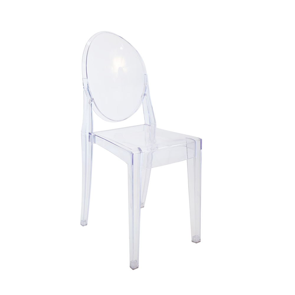Ghost Chair (Clear, Armless)