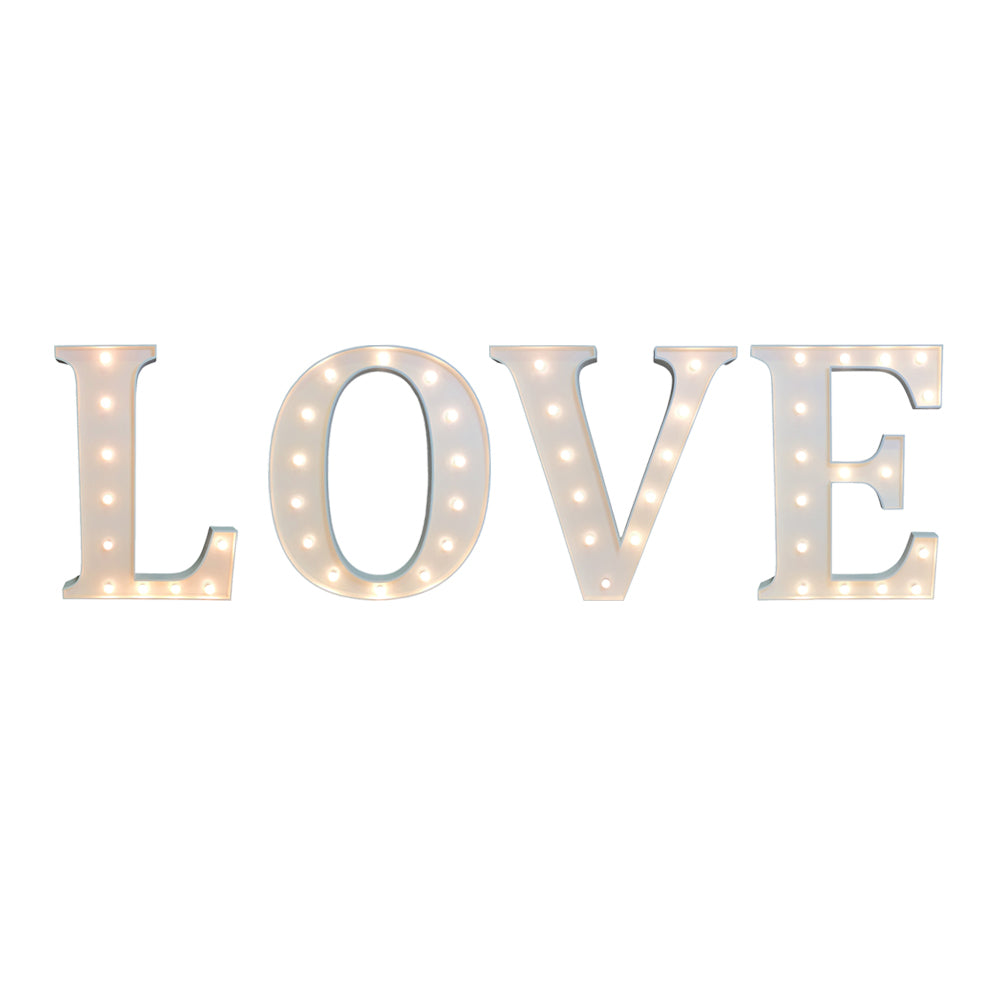 LOVE Marquee Letter Lights (1.5m H)