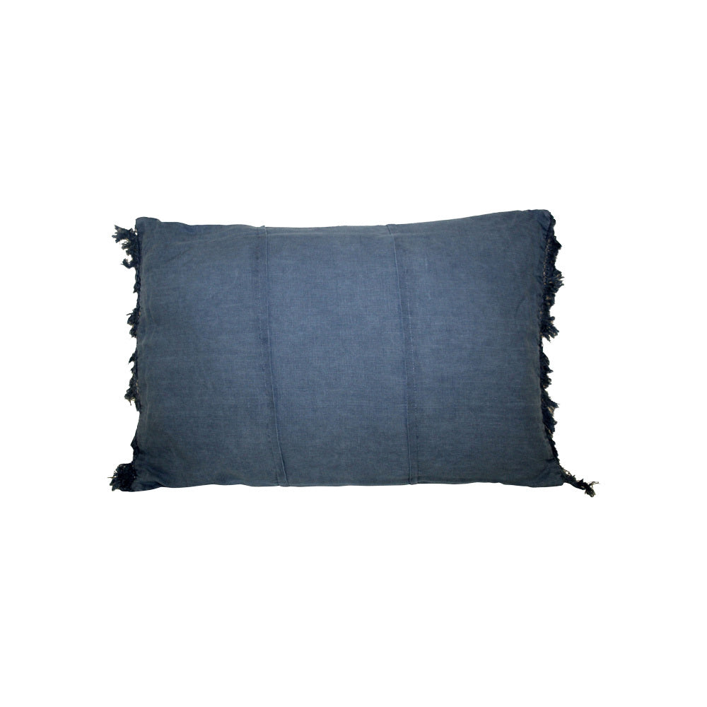 Linen Rectangle Navy Cushion