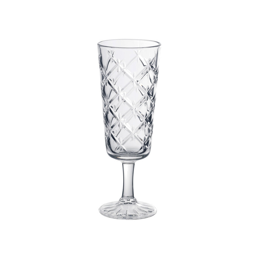 Decorative Crystal Champagne Glass (clear)