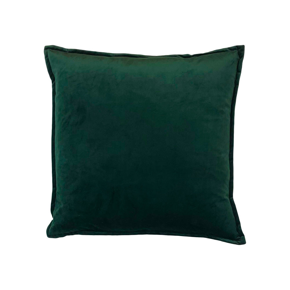 Pine Green Velvet Cushion