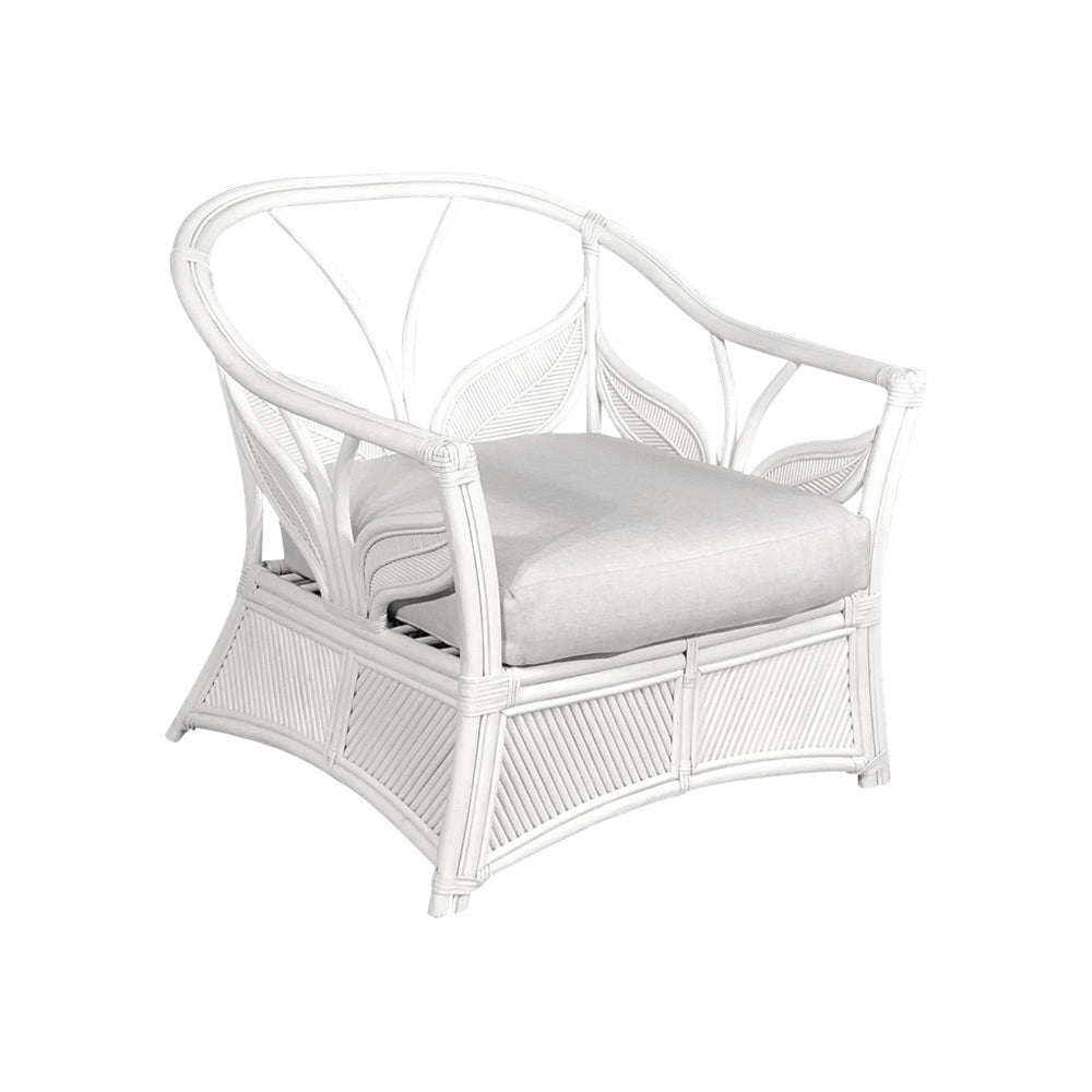 Fitzroy 2.0 White Cane Arm Chair