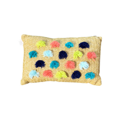 Latin American Pom Pom Cushion