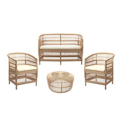 Malawi Natural Rattan Lounge Package