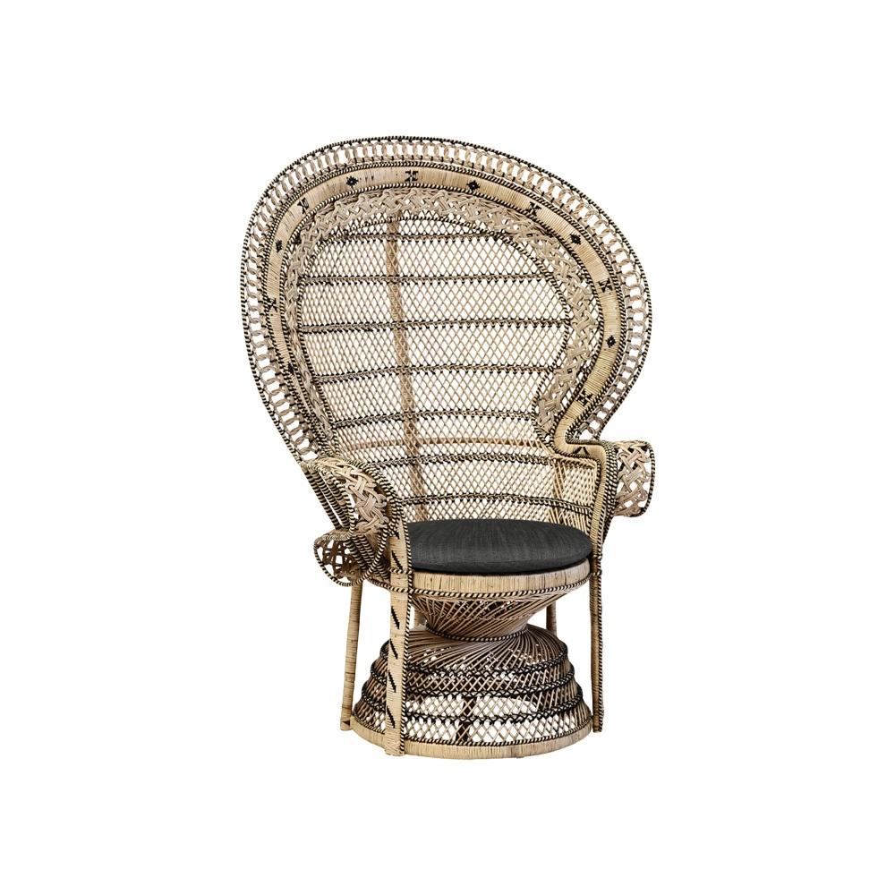 Marakech Peacock Chair (Natural)