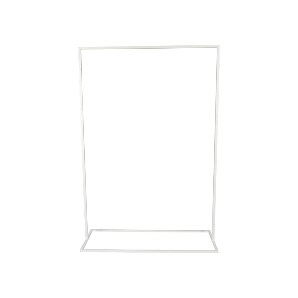 Rectangular Metal Signage Display Frame (White)