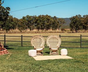 Marakech Peacock Chair (Natural)