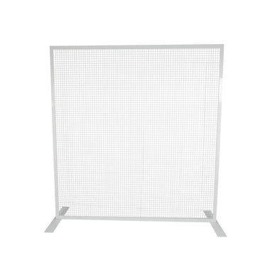 Square Mesh Backdrop Wall (White)