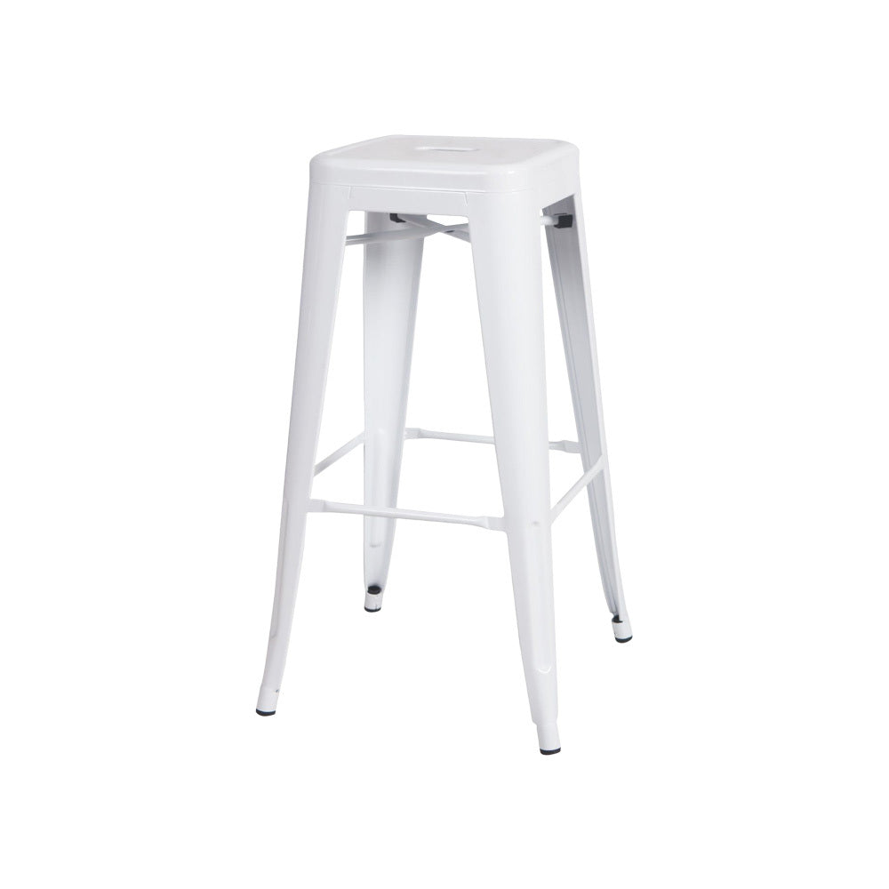 Tolix Stool 66cm (Gloss White)