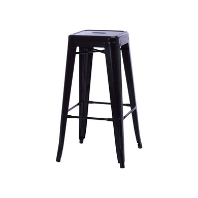 Tolix Stool 66cm (Gloss Black)