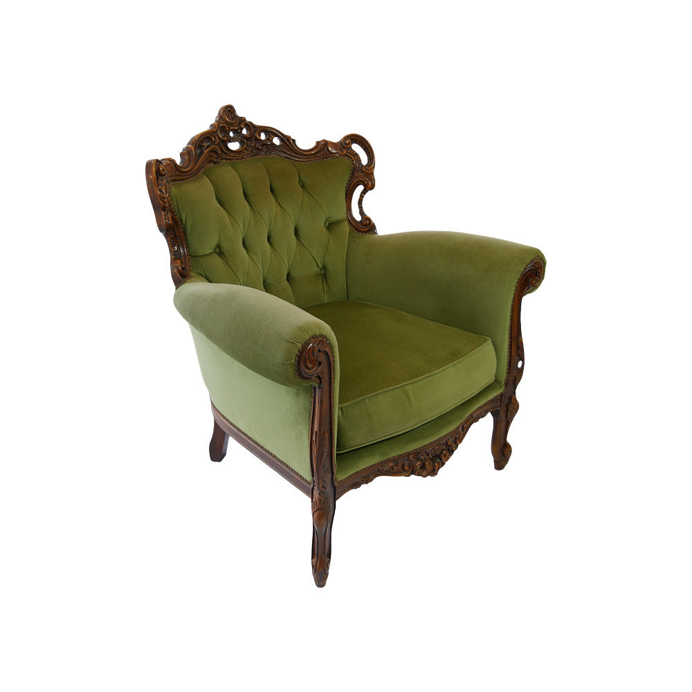 Vintage Green Armchair