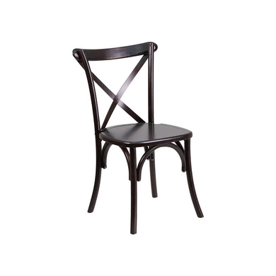 Cross Back Chair (Walnut)