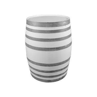 Wine Barrel High Bar (White)