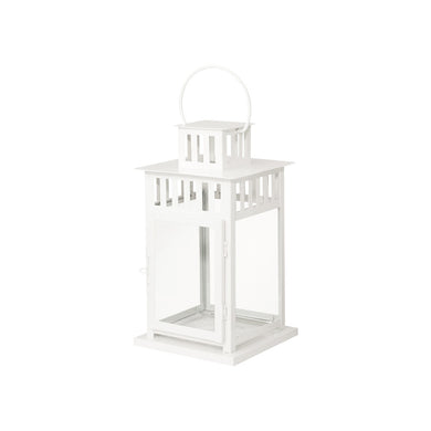White Lantern Candle Holder