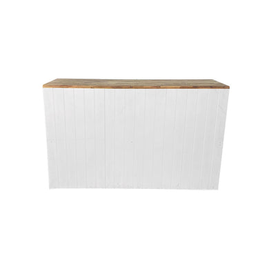 Fitzroy Bar (Walnut Top, White Base)